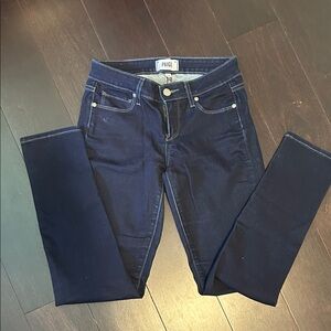 PAIGE Women's Deep Indigo Skinny Jeans